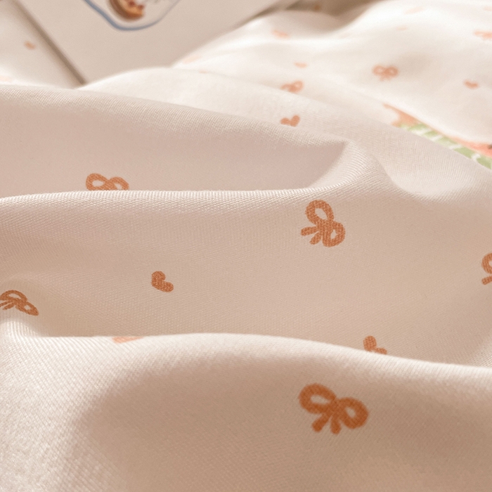 91家纺网 家纺一手货源 找家纺 世爵 2026新款亲肤磨毛印花四件套 小熊派对