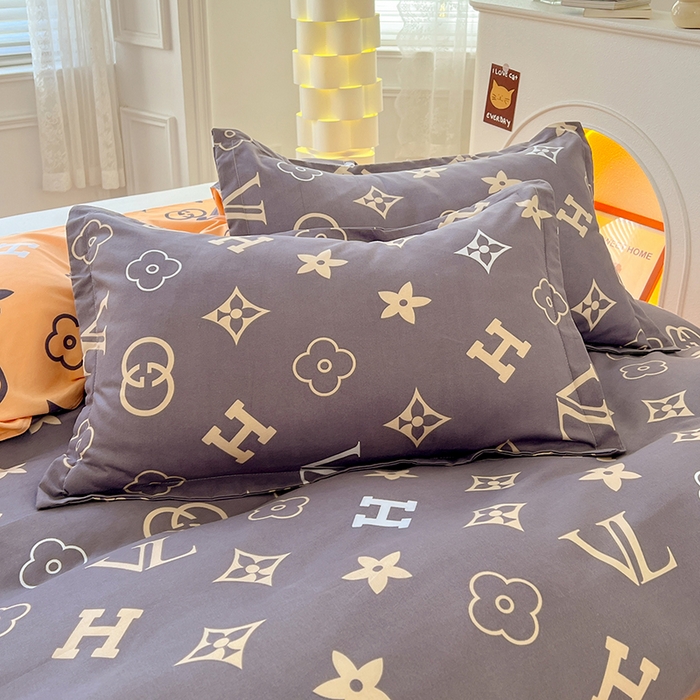 91家纺网 家纺一手货源 找家纺 世爵 2026新款亲肤磨毛印花四件套 新泽西