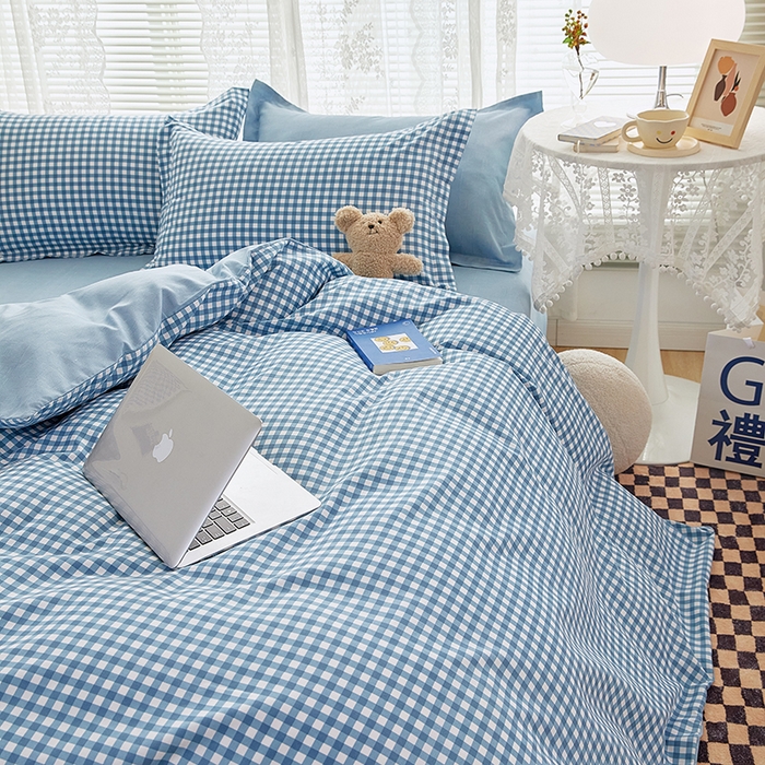 91家纺网 家纺一手货源 找家纺 世爵 2026新款亲肤磨毛印花四件套 优格兰