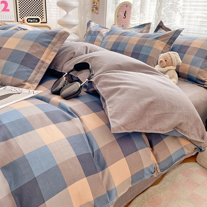 91家纺网 家纺一手货源 找家纺 世爵 2026新款亲肤磨毛印花单被套 千趣格