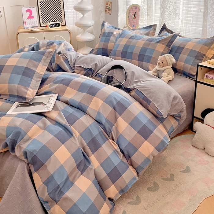 91家纺网 家纺一手货源 找家纺 世爵 2026新款亲肤磨毛印花单被套 千趣格