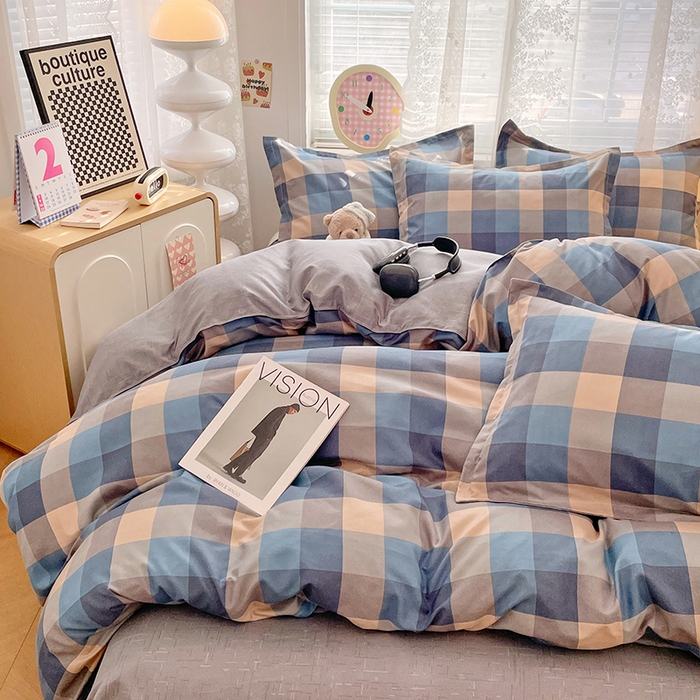 91家纺网 家纺一手货源 找家纺 世爵 2026新款亲肤磨毛印花单被套 千趣格