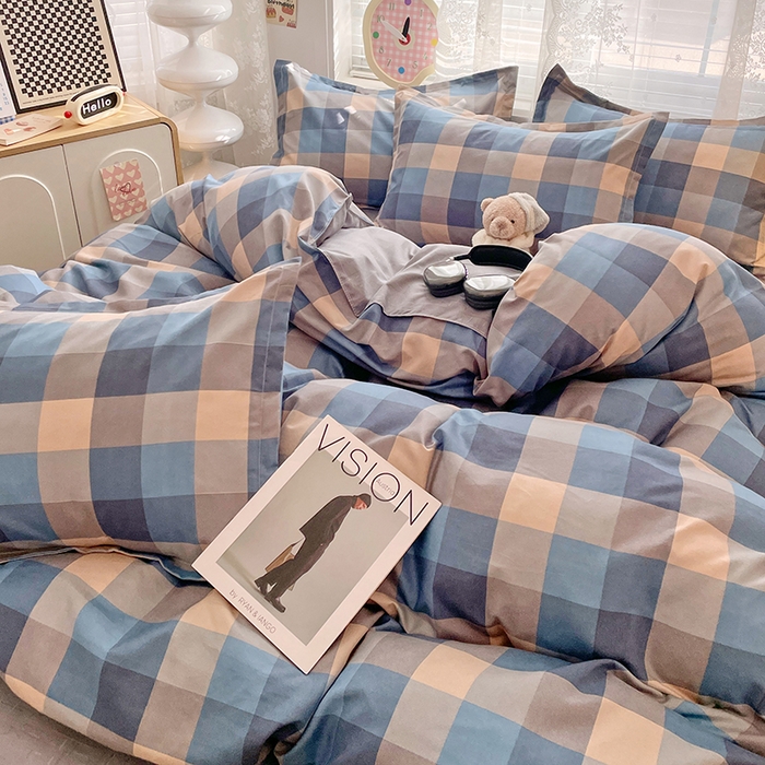 91家纺网 家纺一手货源 找家纺 世爵 2026新款亲肤磨毛印花单被套 千趣格