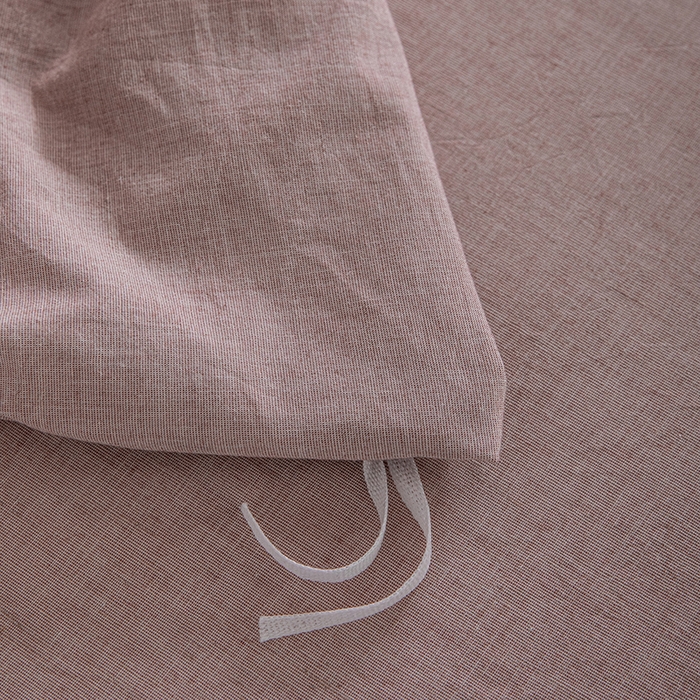 91家纺网 家纺一手货源 找家纺 锦罗绣 2026新款纯棉棉麻四件套 棉麻-豆沙