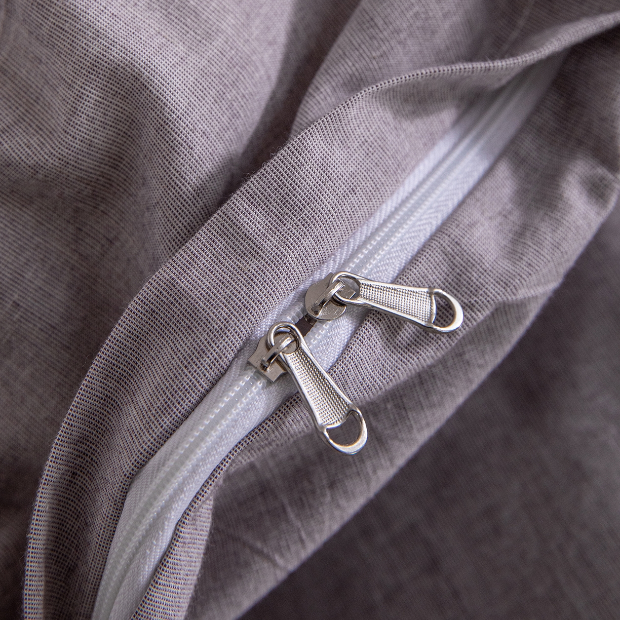 91家纺网 家纺一手货源 找家纺 锦罗绣 2026新款纯棉棉麻四件套 棉麻-浅紫