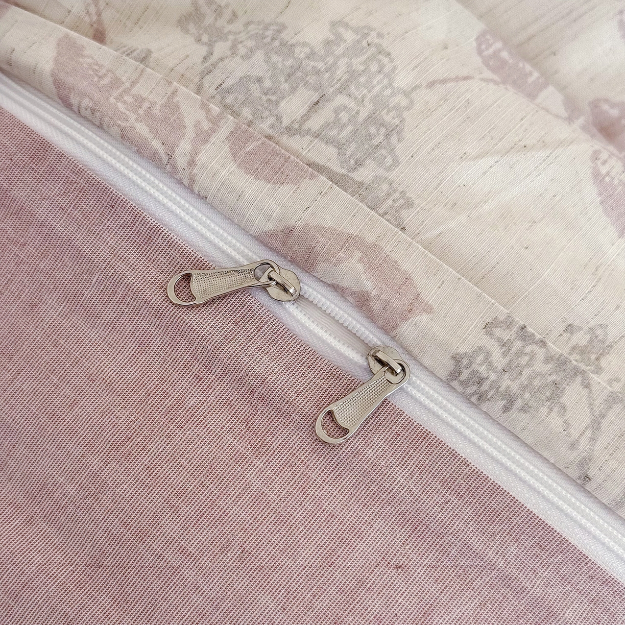 91家纺网 家纺一手货源 找家纺 锦罗绣 2026新款纯棉棉麻四件套 清风花叙