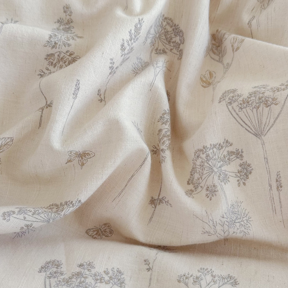 91家纺网 家纺一手货源 找家纺 锦罗绣 2026新款纯棉棉麻四件套 友韵花开