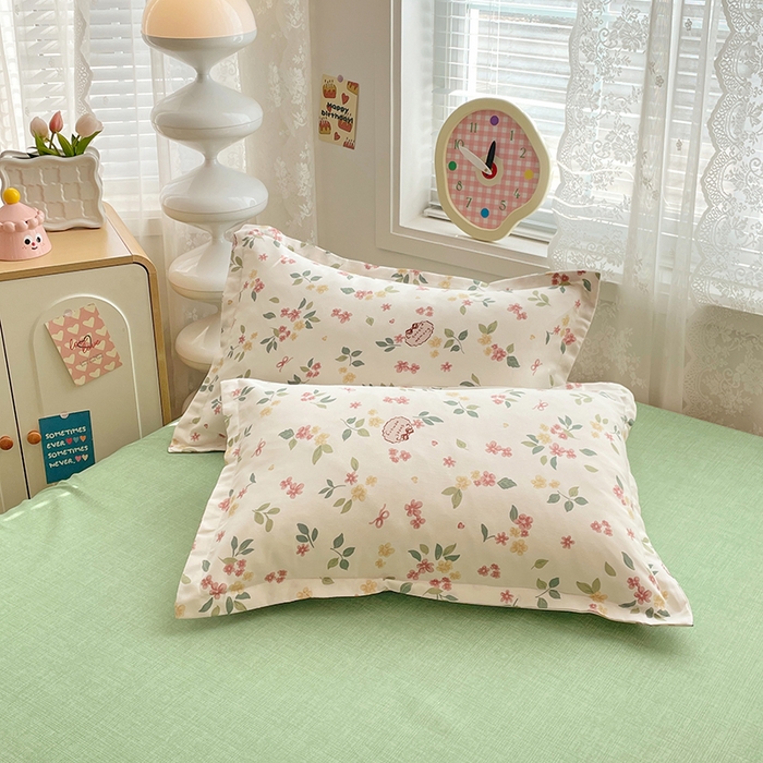 91家纺网 家纺一手货源 找家纺 世爵 2026新款亲肤磨毛印花单被套 甜美庄园