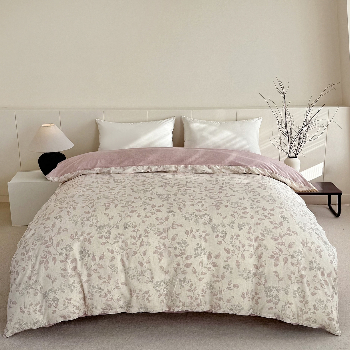 91家纺网 家纺一手货源 找家纺 （总）锦罗绣 2026新款纯棉棉麻四件套-单被套