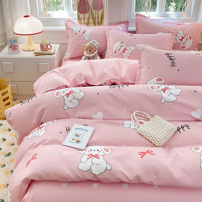 91家纺网 家纺一手货源 找家纺 世爵 2026新款亲肤磨毛印花单被套 温暖萌宝