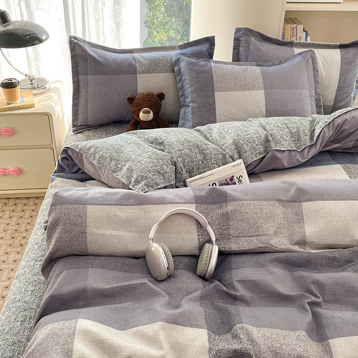 91家纺网 家纺一手货源 找家纺 世爵 2026新款亲肤磨毛印花单被套 文森格