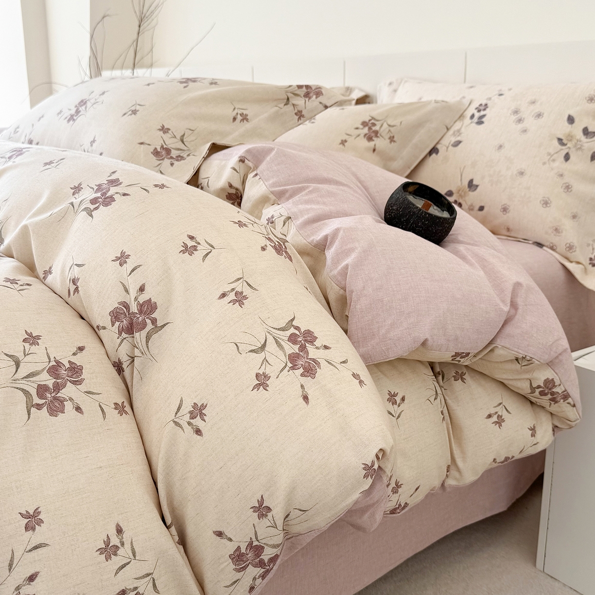 91家纺网 家纺一手货源 找家纺 （总）锦罗绣 2026新款纯棉棉麻四件套-单被套