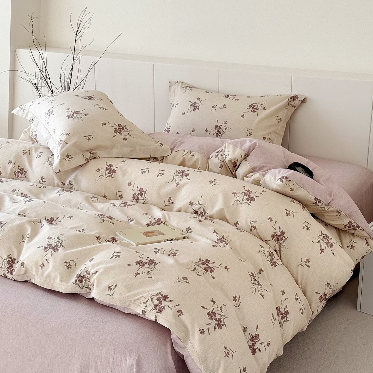 91家纺网 家纺一手货源 找家纺 （总）锦罗绣 2026新款纯棉棉麻四件套-单被套