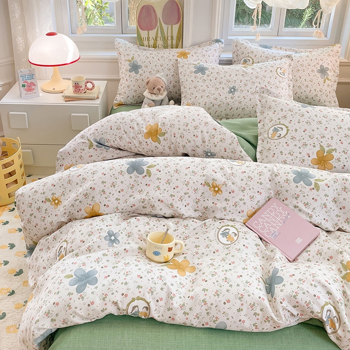 世爵 2026新款亲肤磨毛印花单被套 小家碧玉