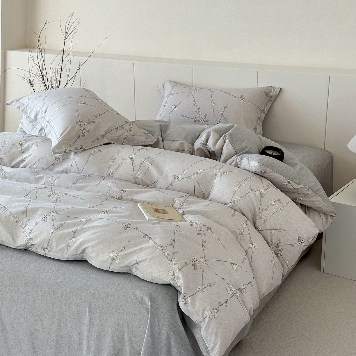 91家纺网 家纺一手货源 找家纺 锦罗绣 2026新款纯棉棉麻四件套-单被套 初语