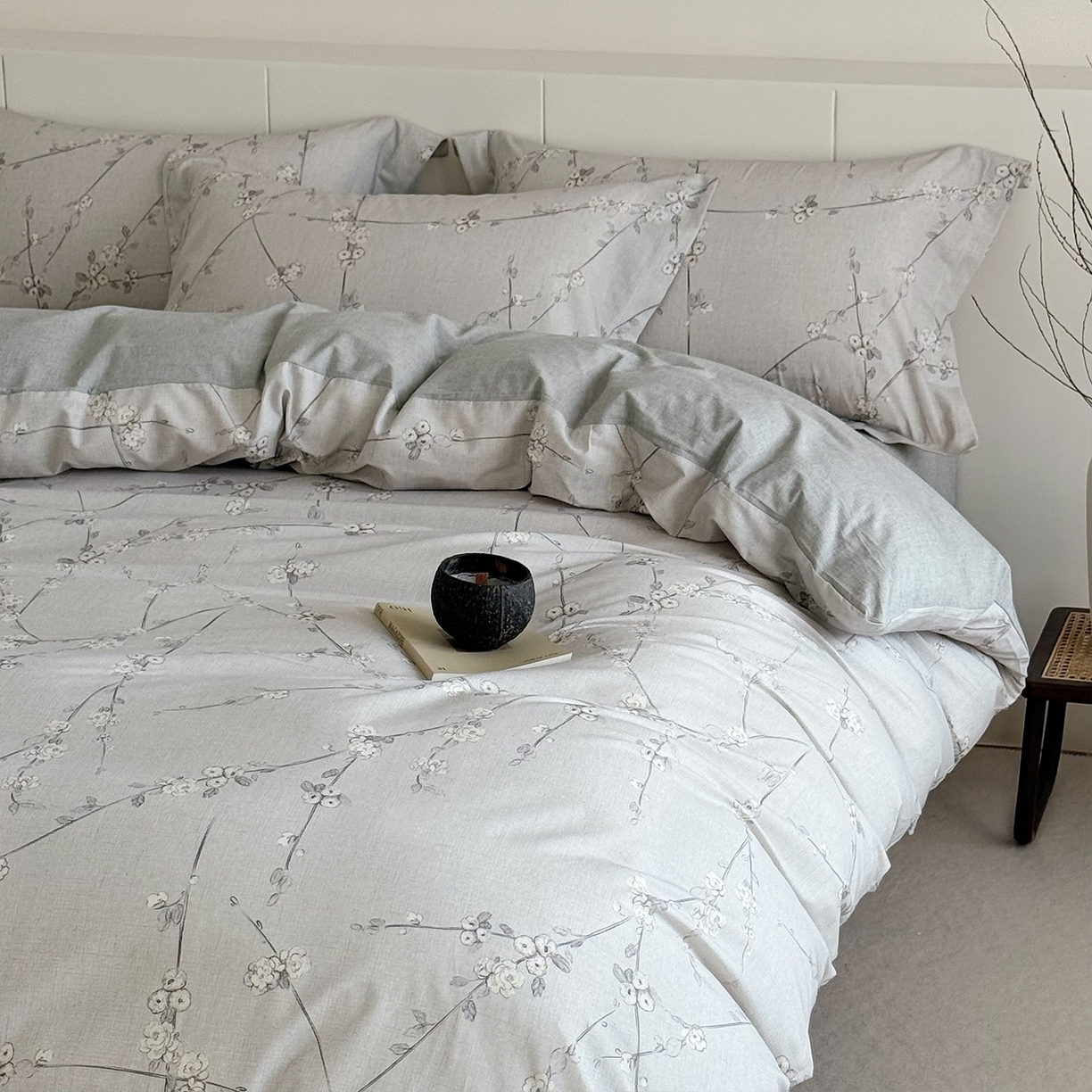 91家纺网 家纺一手货源 找家纺 锦罗绣 2026新款纯棉棉麻四件套-单被套 初语