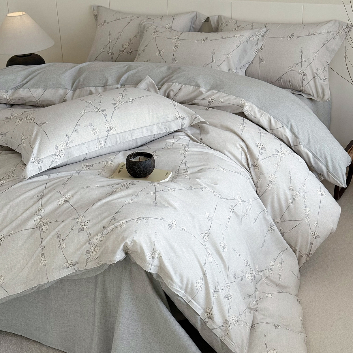 91家纺网 家纺一手货源 找家纺 锦罗绣 2026新款纯棉棉麻四件套-单被套 初语