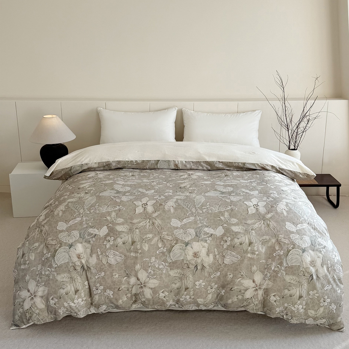 锦罗绣 2026新款纯棉棉麻四件套-单被套 风和沐语