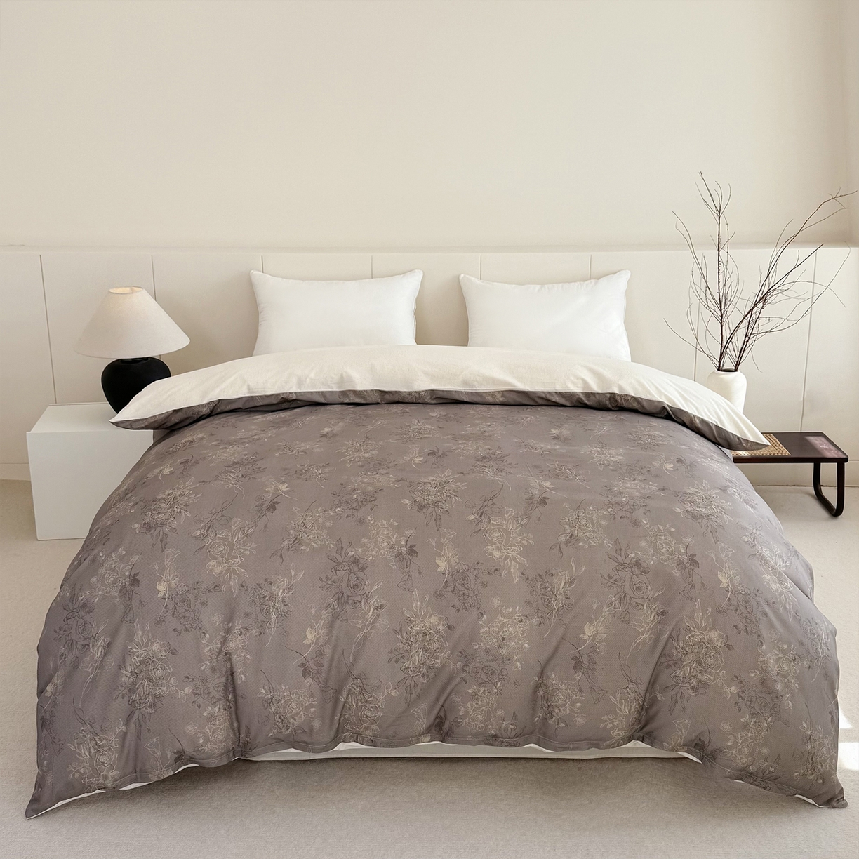 锦罗绣 2026新款纯棉棉麻四件套-单被套 花样午后