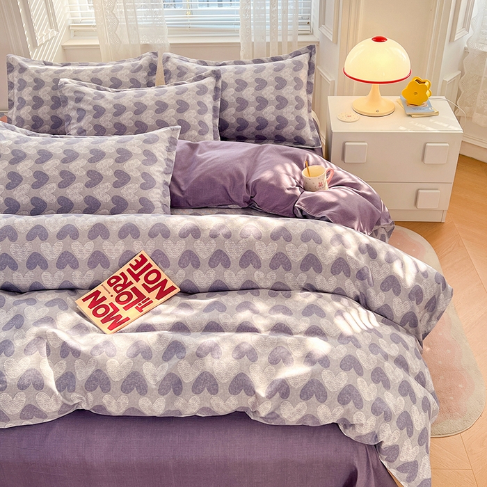 世爵 2026新款亲肤磨毛印花单被套 心海