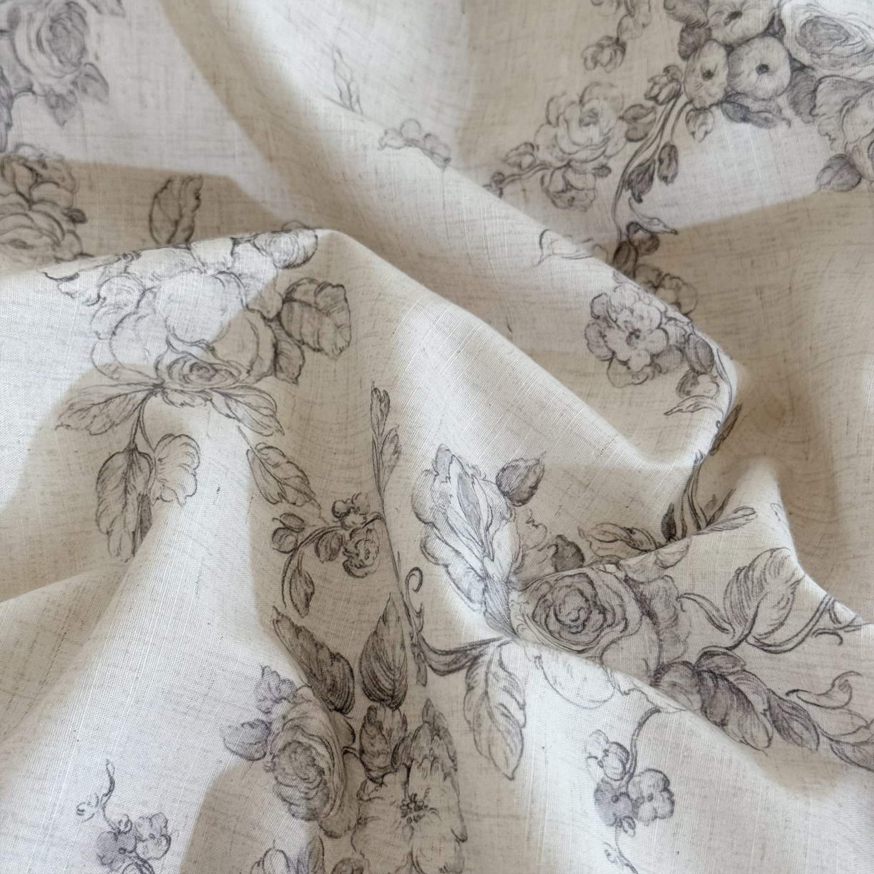 91家纺网 家纺一手货源 找家纺 锦罗绣 2026新款纯棉棉麻四件套-单被套 玫萱