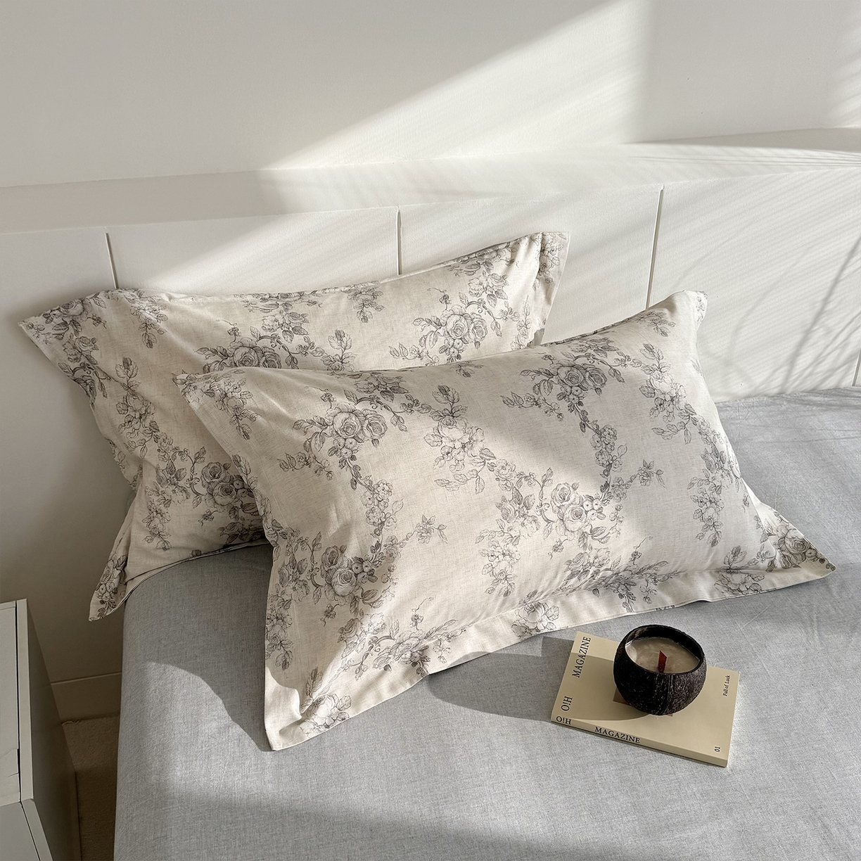 91家纺网 家纺一手货源 找家纺 锦罗绣 2026新款纯棉棉麻四件套-单被套 玫萱