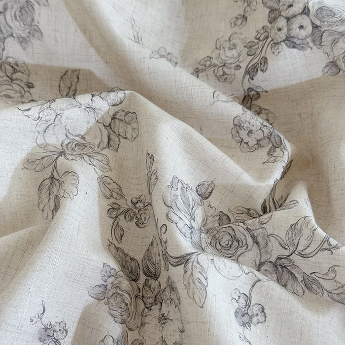 91家纺网 家纺一手货源 找家纺 锦罗绣 2026新款纯棉棉麻四件套-单被套 玫萱