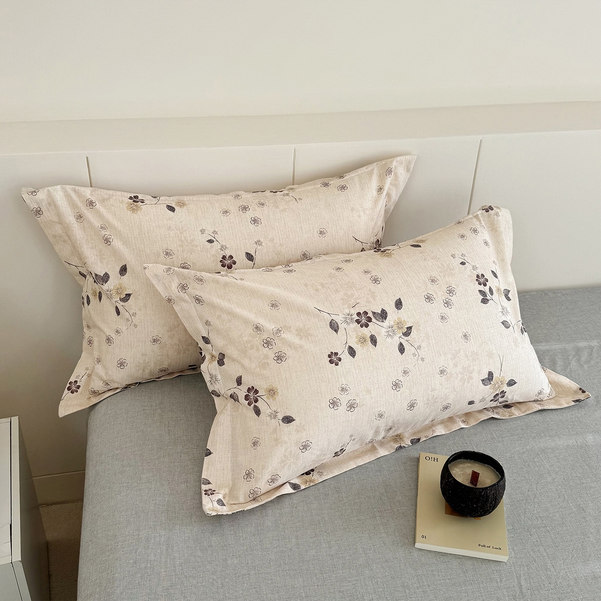 91家纺网 家纺一手货源 找家纺 锦罗绣 2026新款纯棉棉麻四件套-单被套 梦花吟