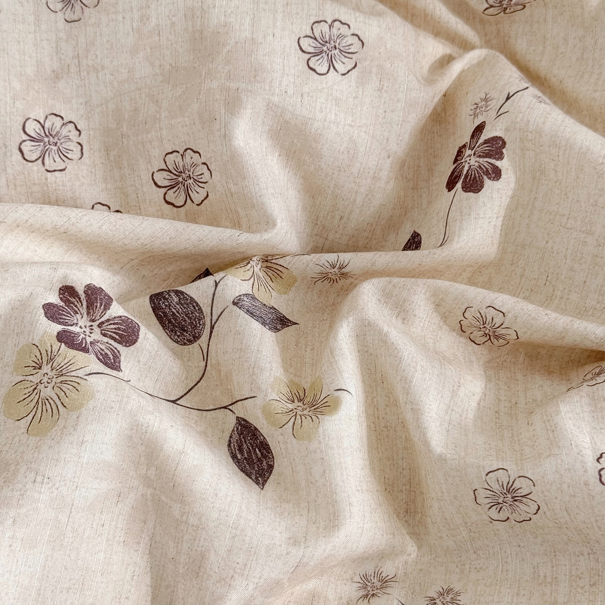 91家纺网 家纺一手货源 找家纺 锦罗绣 2026新款纯棉棉麻四件套-单被套 梦花吟