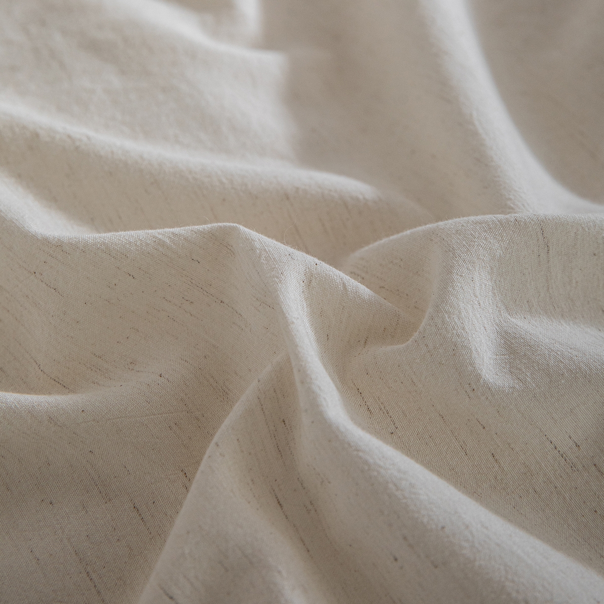 91家纺网 家纺一手货源 找家纺 锦罗绣 2026新款纯棉棉麻四件套-单被套 棉麻-米白