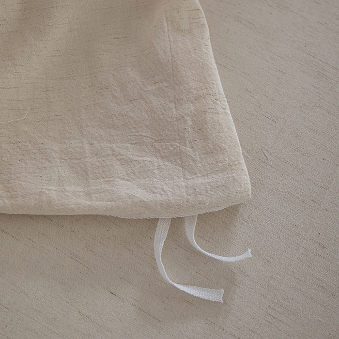 91家纺网 家纺一手货源 找家纺 锦罗绣 2026新款纯棉棉麻四件套-单被套 棉麻-米白