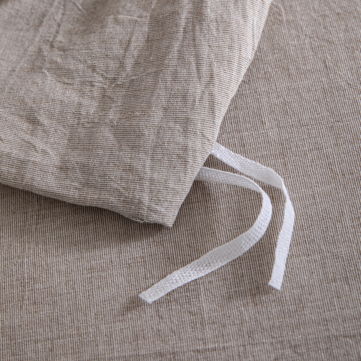 91家纺网 家纺一手货源 找家纺 锦罗绣 2026新款纯棉棉麻四件套-单被套 棉麻-浅咖