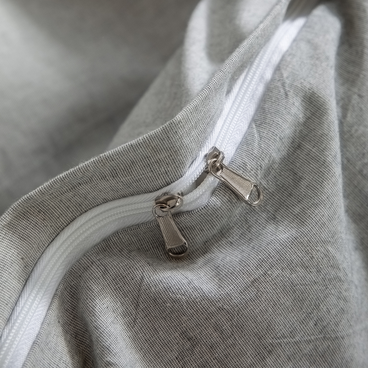 91家纺网 家纺一手货源 找家纺 锦罗绣 2026新款纯棉棉麻四件套-单被套 棉麻-浅绿