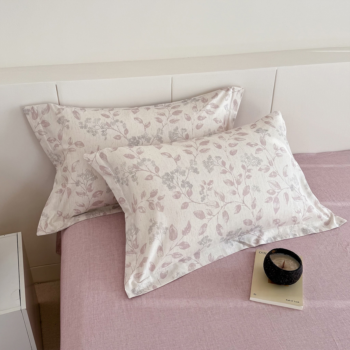 91家纺网 家纺一手货源 找家纺 锦罗绣 2026新款纯棉棉麻四件套-单被套 清风花叙