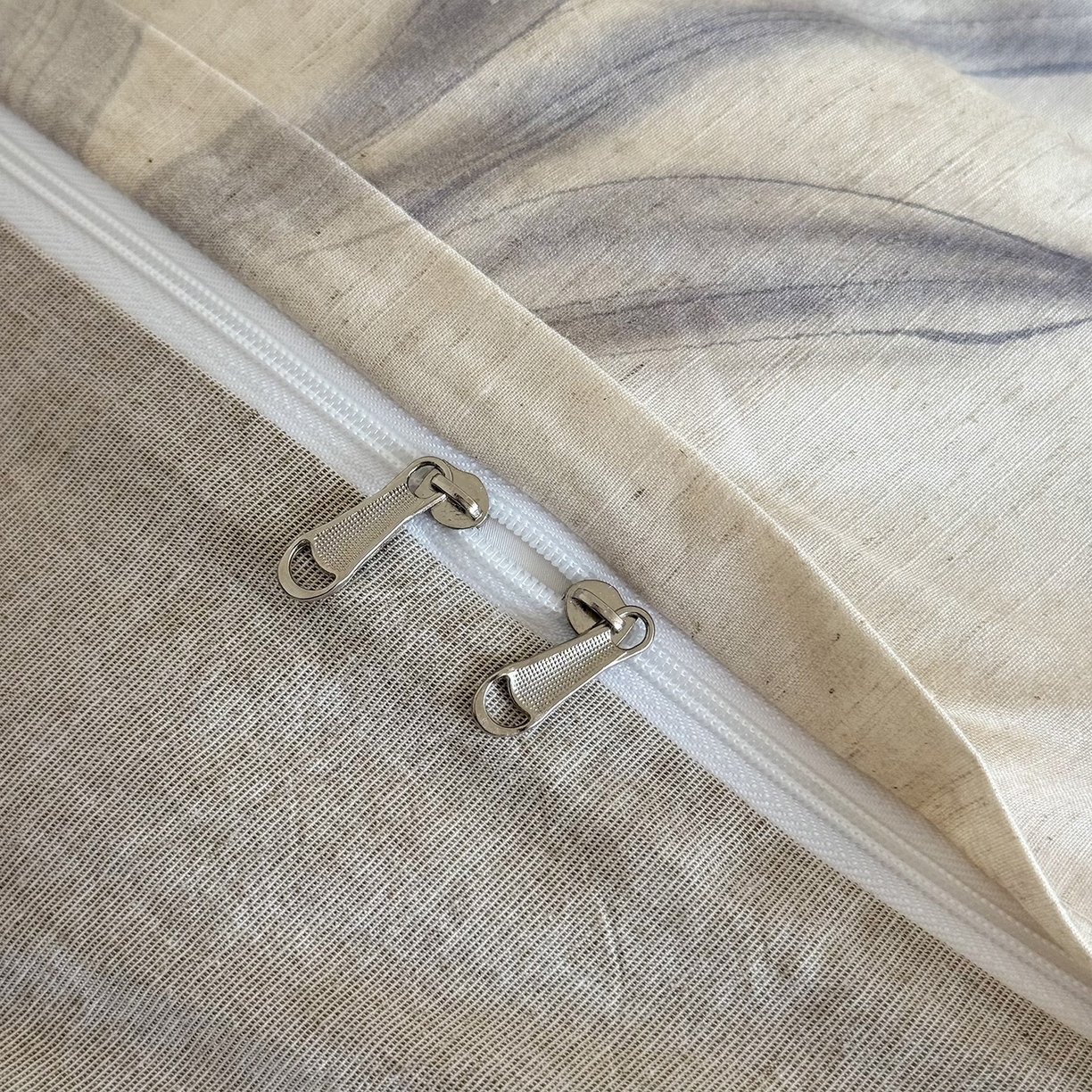 91家纺网 家纺一手货源 找家纺 锦罗绣 2026新款纯棉棉麻四件套-单被套 柔眠花韵