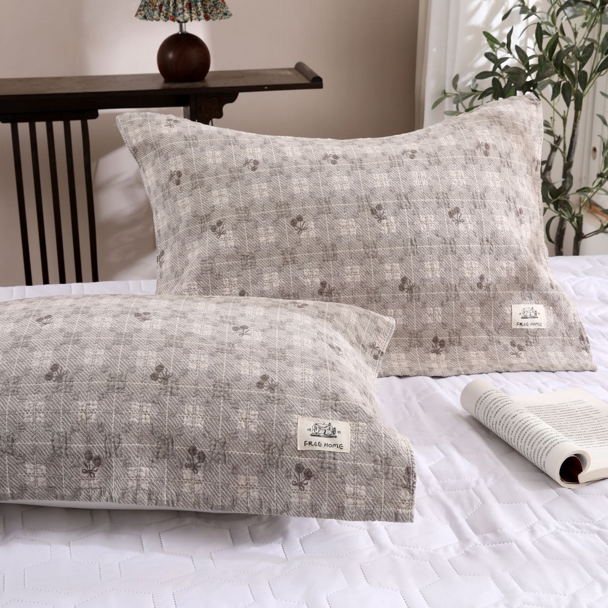 91家纺网 家纺一手货源 找家纺 （总）沐瑟家纺  2026新款安心棉纯棉纱布枕巾