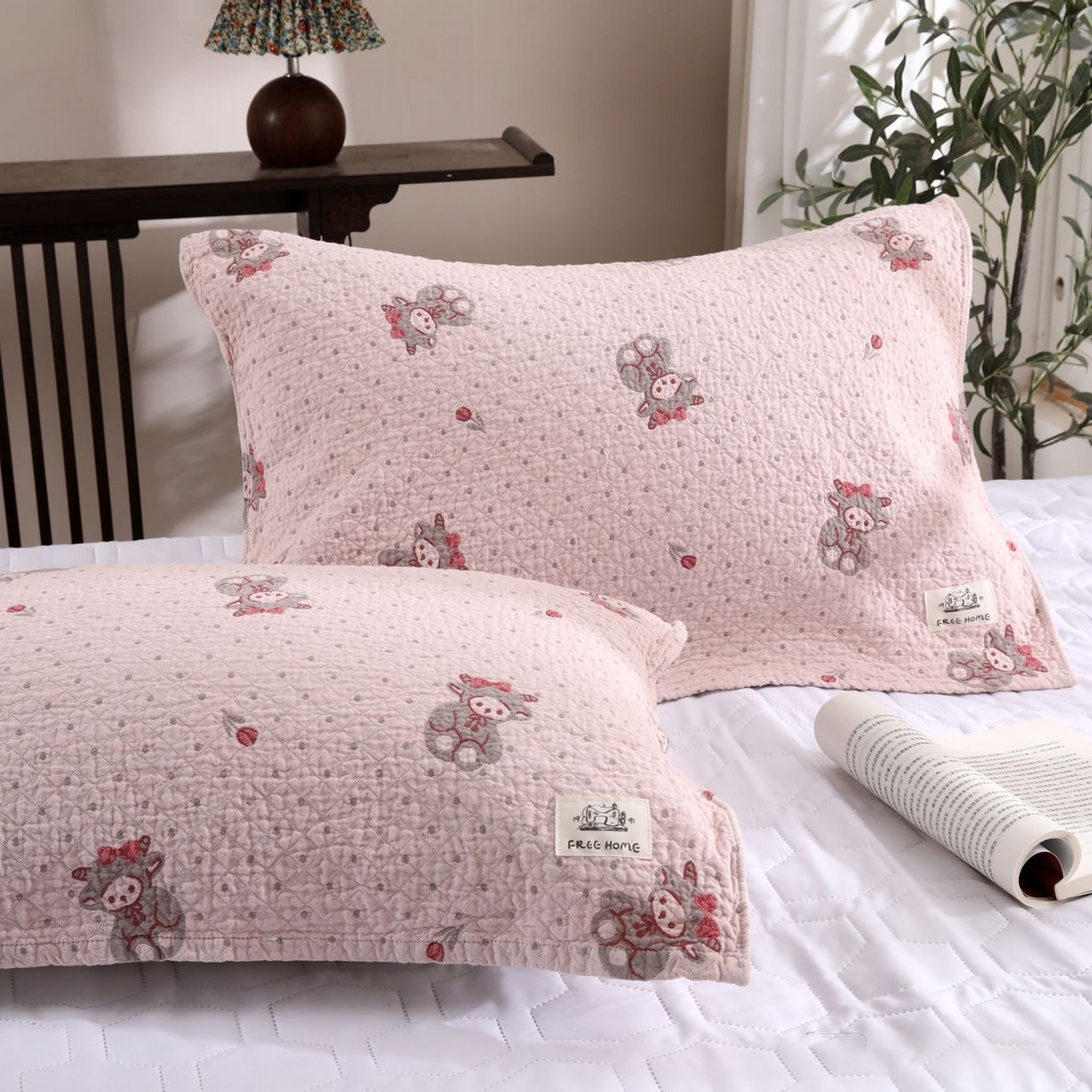 91家纺网 家纺一手货源 找家纺 （总）沐瑟家纺  2026新款安心棉纯棉纱布枕巾