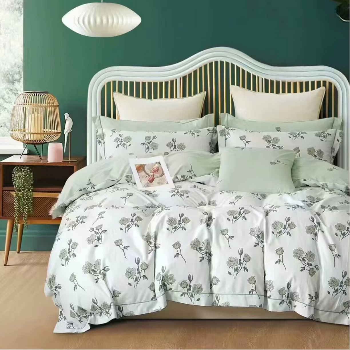 91家纺网 家纺一手货源 找家纺 （总）未来家居 2025新款全棉铂金凯丽三件套13376-2