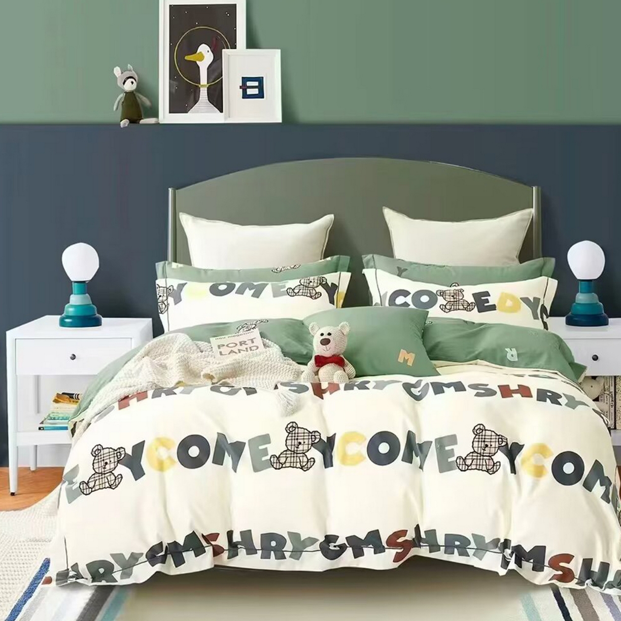 91家纺网 家纺一手货源 找家纺 （总）未来家居 2025新款全棉铂金凯丽三件套13376-2