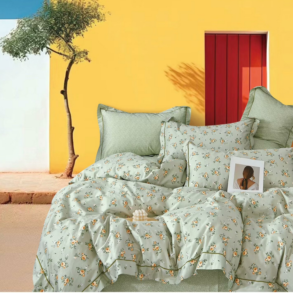 91家纺网 家纺一手货源 找家纺 （总）未来家居 2025新款全棉铂金凯丽三件套13376-2