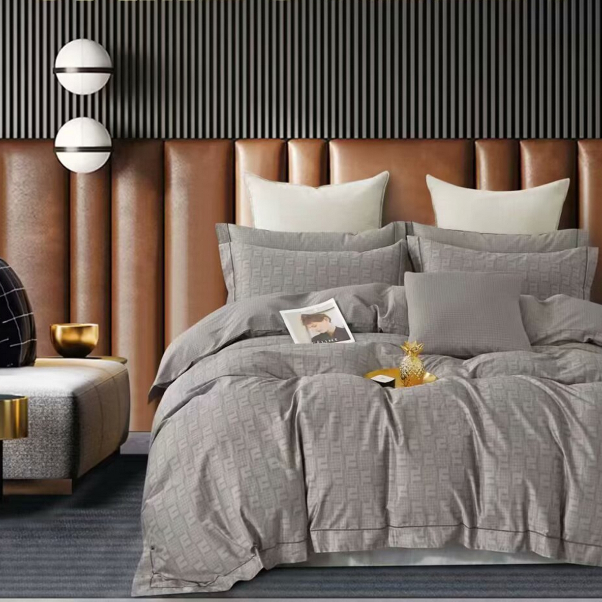 91家纺网 家纺一手货源 找家纺 （总）未来家居 2025新款全棉铂金凯丽三件套13376-2