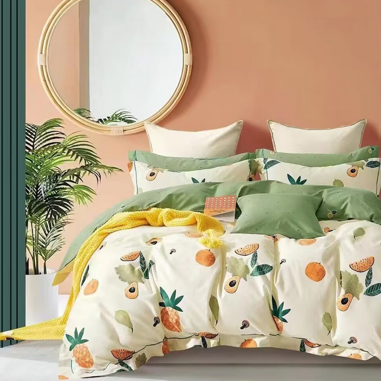 91家纺网 家纺一手货源 找家纺 （总）未来家居 2025新款全棉铂金凯丽三件套13376-2