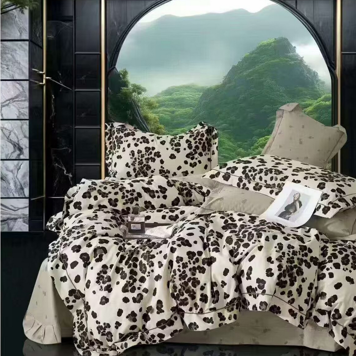 91家纺网 家纺一手货源 找家纺 （总）未来家居 2025新款全棉铂金凯丽三件套13376-2