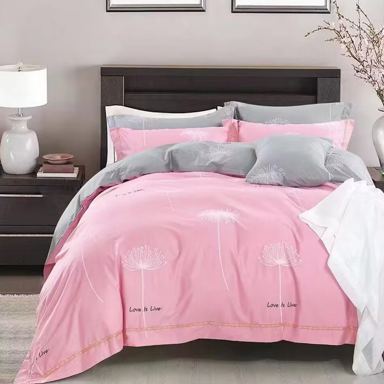 91家纺网 家纺一手货源 找家纺 （总）未来家居 2025新款全棉铂金凯丽三件套13376-2