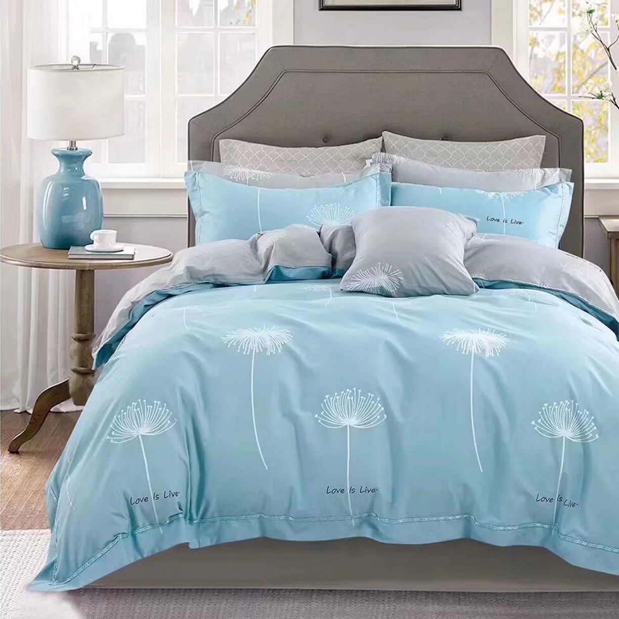 91家纺网 家纺一手货源 找家纺 （总）未来家居 2025新款全棉铂金凯丽三件套13376-2