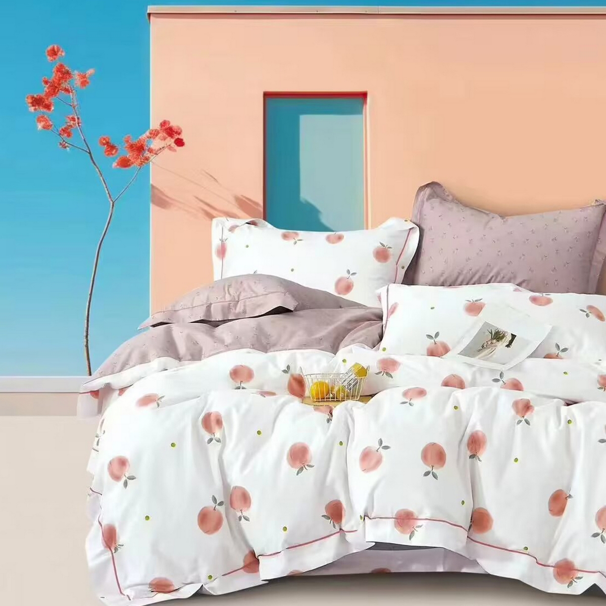 91家纺网 家纺一手货源 找家纺 （总）未来家居 2025新款全棉铂金凯丽三件套13376-2