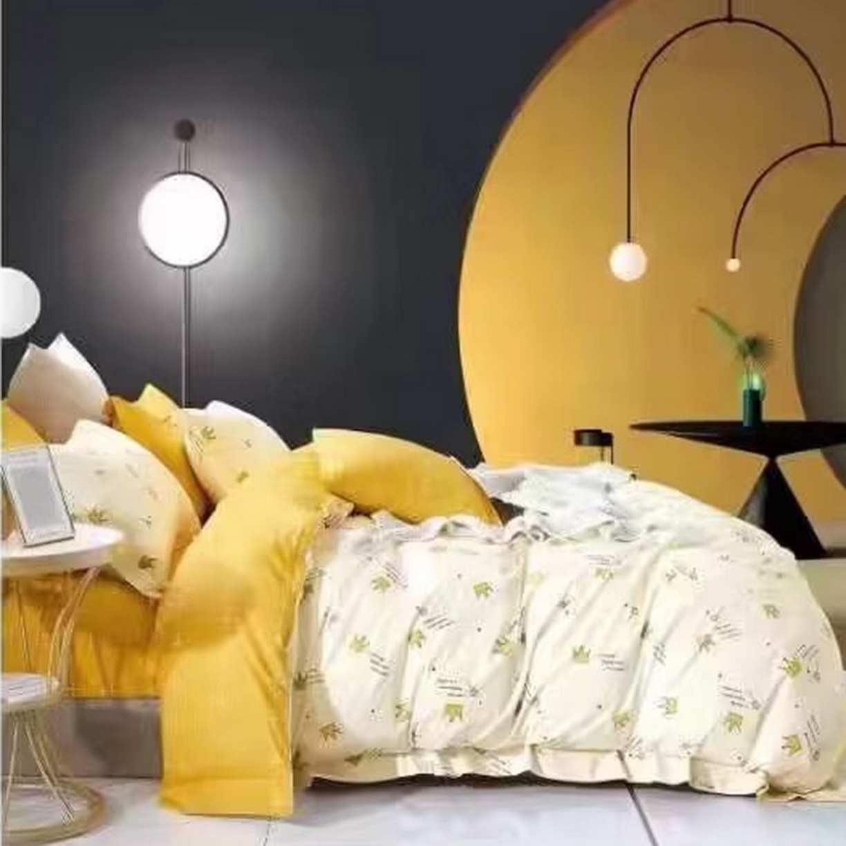 91家纺网 家纺一手货源 找家纺 （总）未来家居 2025新款全棉铂金凯丽三件套13376-2