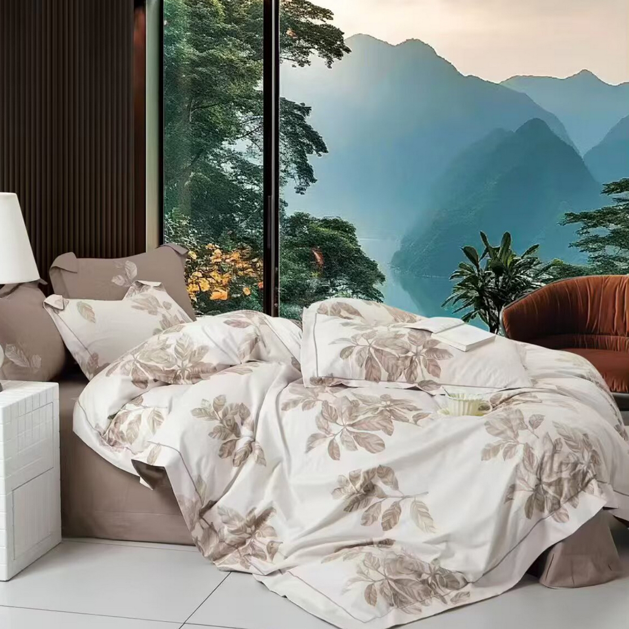 91家纺网 家纺一手货源 找家纺 （总）未来家居 2025新款全棉铂金凯丽三件套13376-2