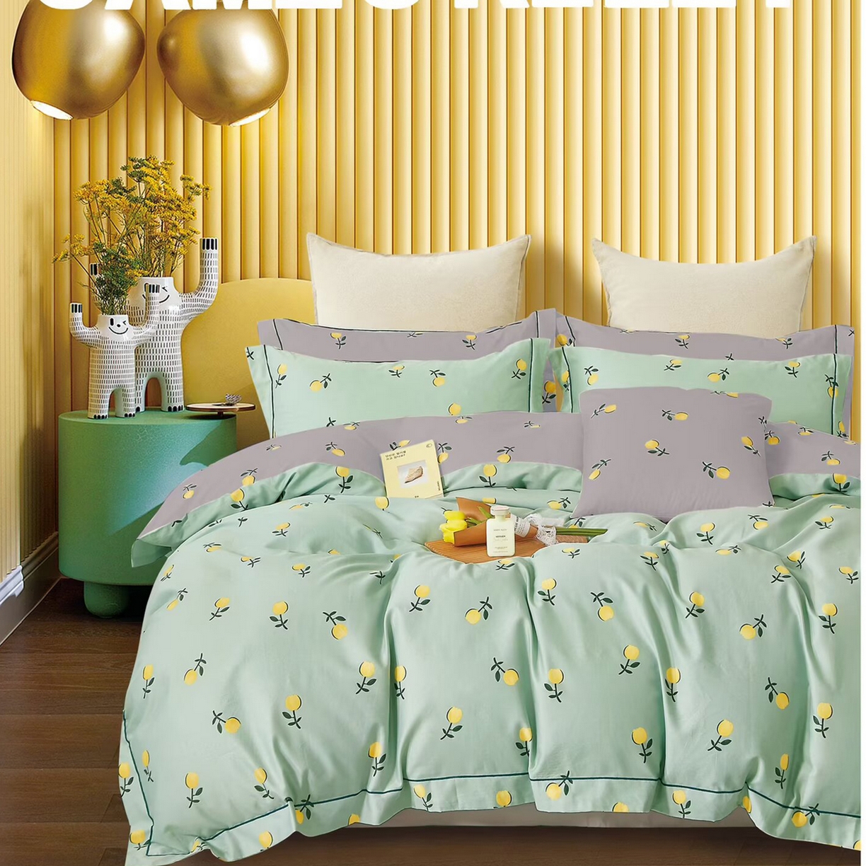 91家纺网 家纺一手货源 找家纺 （总）未来家居 2025新款全棉铂金凯丽三件套13376-2