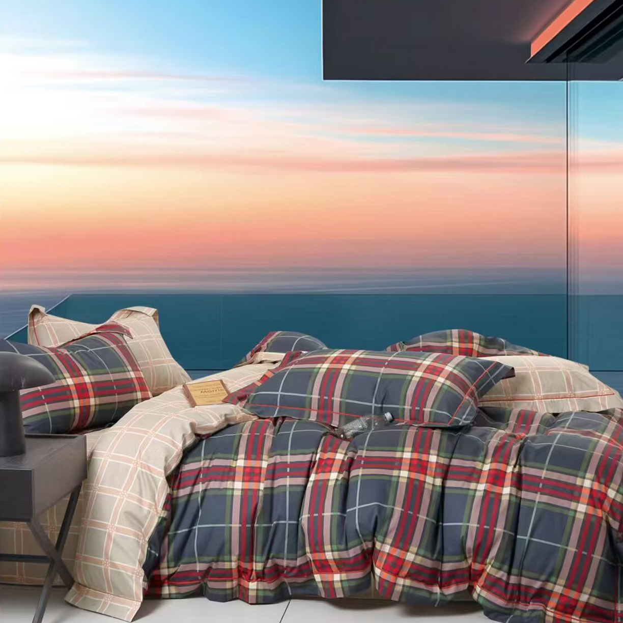 91家纺网 家纺一手货源 找家纺 （总）未来家居 2025新款全棉铂金凯丽三件套13376-2